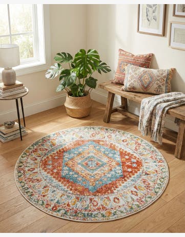 3' 3 x 3' 3 Paragon Round Rug