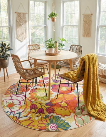 8' x 8' Tuscany Round Rug
