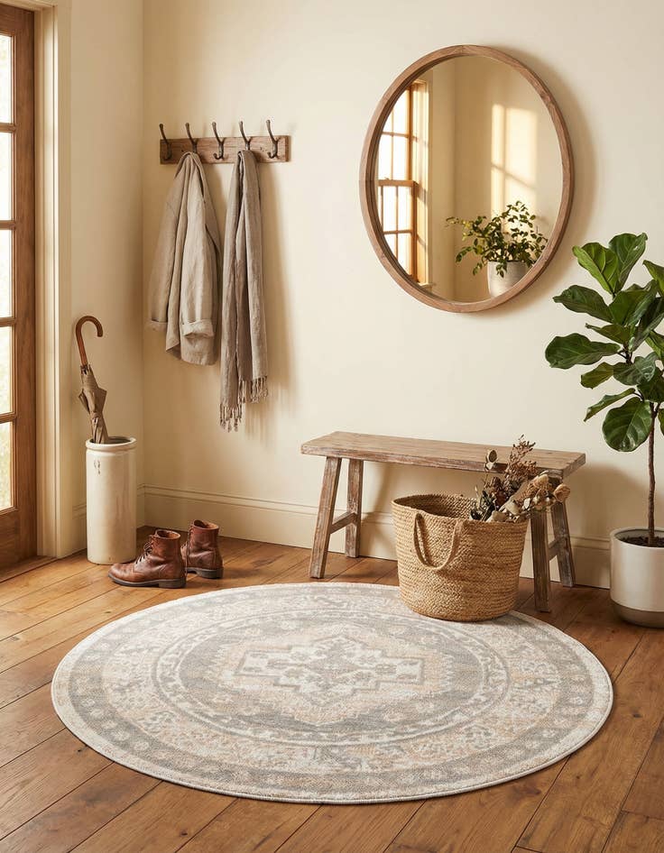 Detail image of  3' 3 x 3' 3 Whitney Round Rug