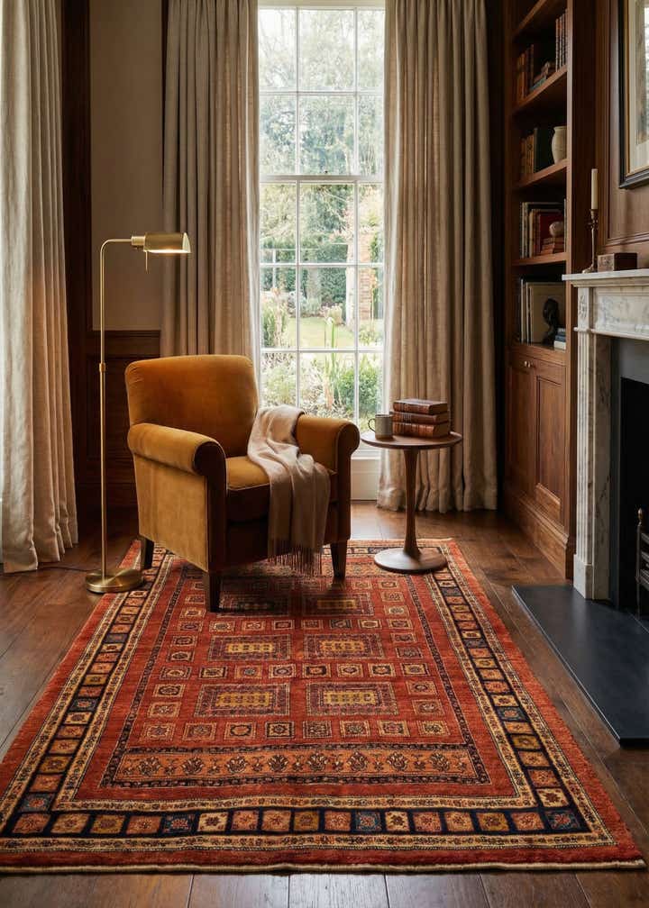 5' 3 x 7' 1 Luribaft Wool Rug