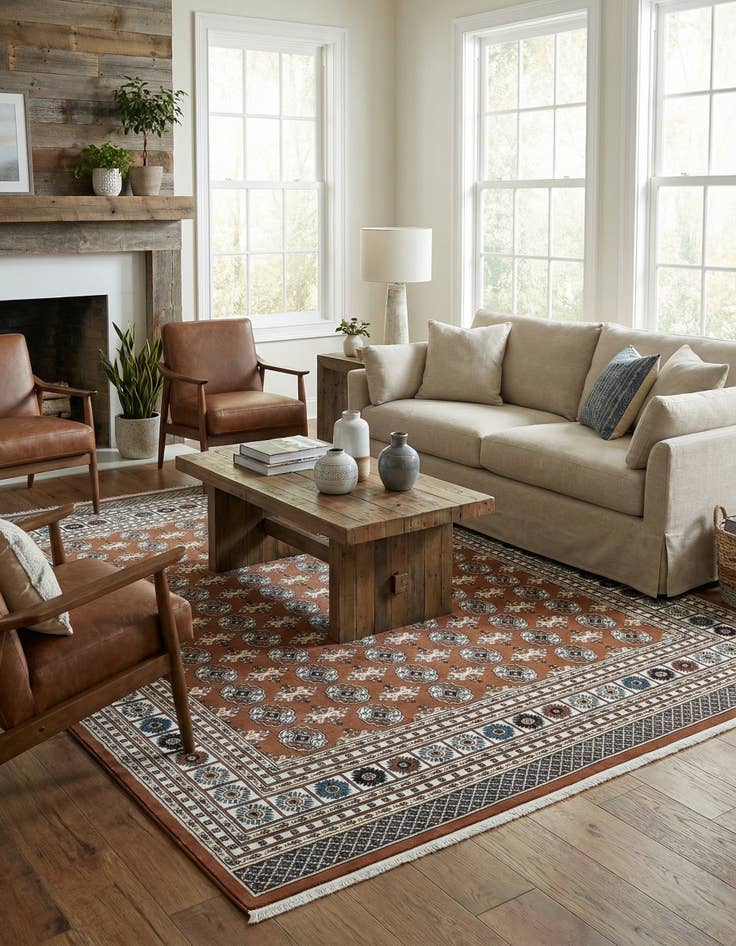 Detail image of 7' 10 x 10' Nain Design Rug