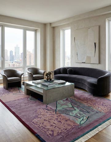 6' 8 x 9' 10 Hand Knotted Nepal Wool Rug