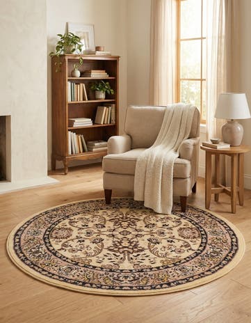 4' x 4' Yasmin Round Rug