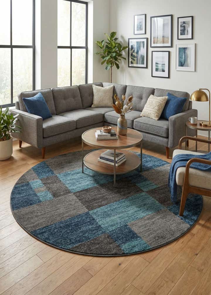 7' 10 x 7' 10 Harvest Round Rug
