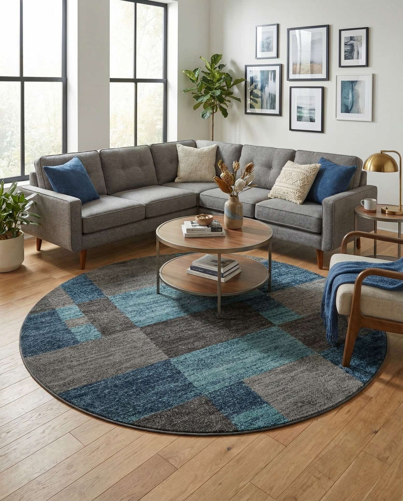 7' 10 x 7' 10 Harvest Round Rug