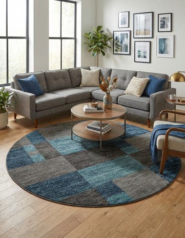 7' 10 x 7' 10 Equinox Round Rug