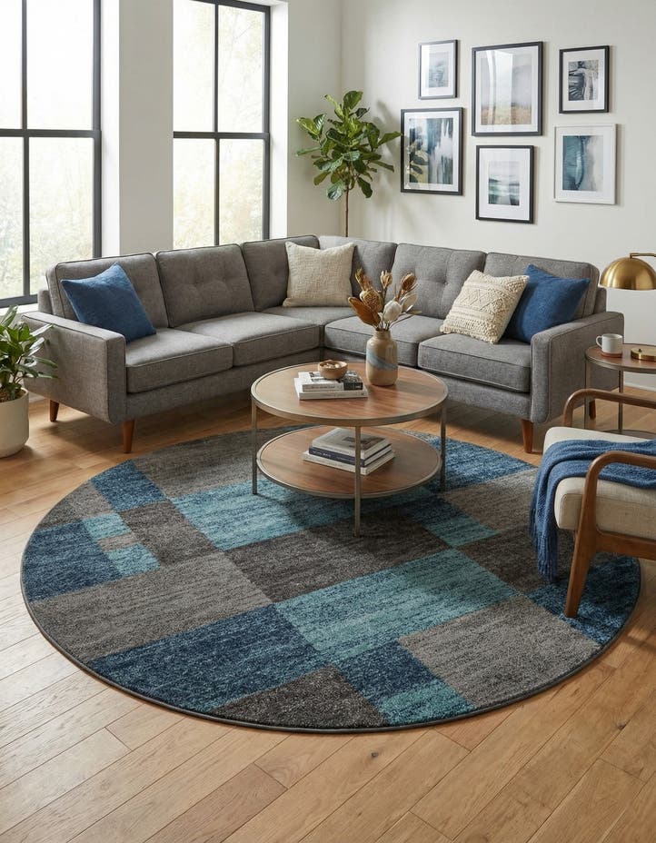 7' 10 x 7' 10 Equinox Round Rug