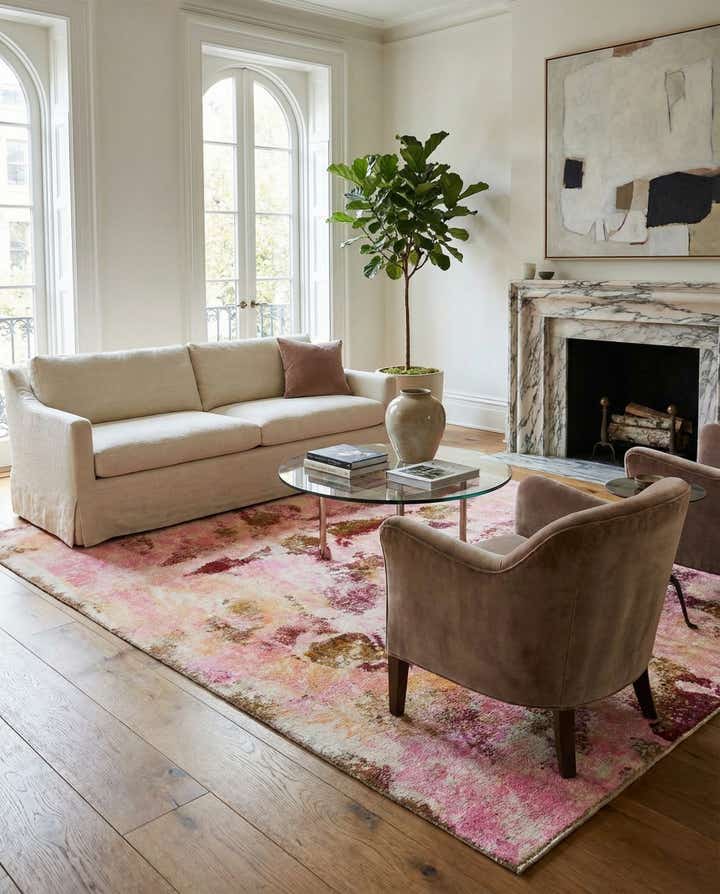 8' 10 x 11' 7 Hand Knotted Ultra Vintage Persian Wool Rug
