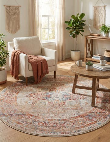 5' x 5' Noble Round Rug