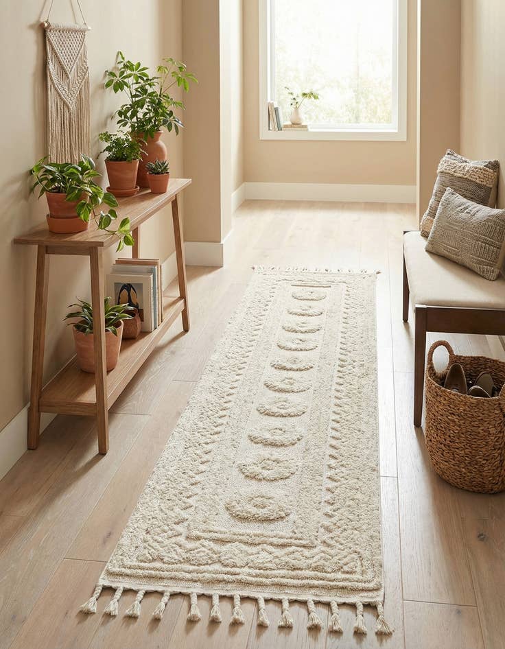 Detail image of 2' 7 x 10' Boho Runner Rug