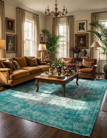 9' 4 x 12' 9 Vintage Royal Wool Rug