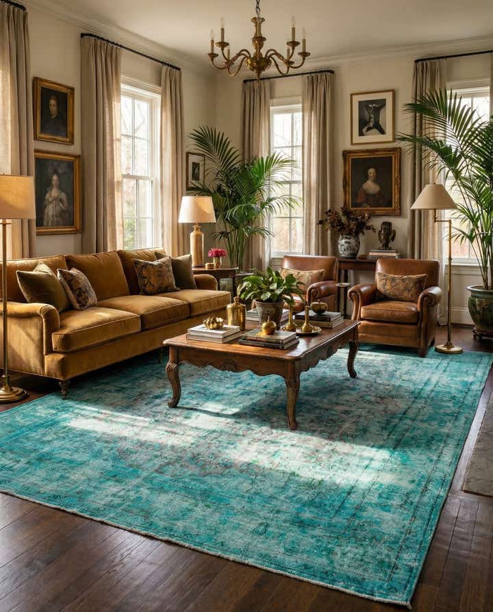 9' 4 x 12' 9 Vintage Royal Wool Rug