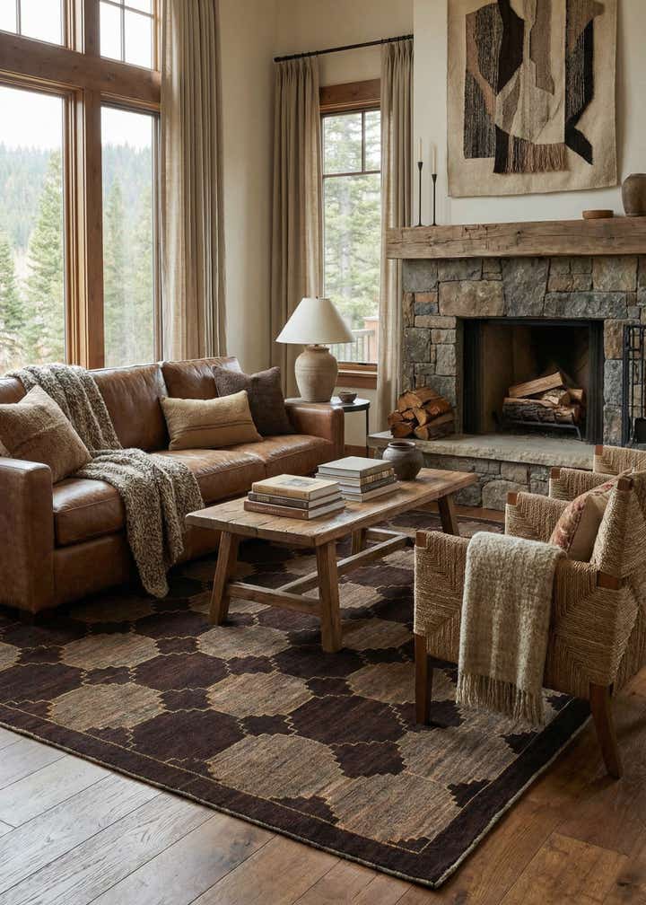 6' x 9' Hand Knotted Kashkuli Gabbeh Wool Rug
