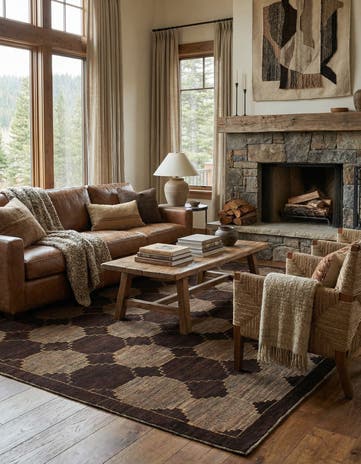 6' x 9' Hand Knotted Kashkuli Gabbeh Wool Rug