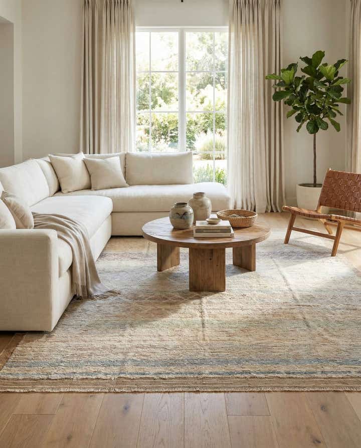 8' 5 x 10' Hand Knotted Moroccan Wool Rug