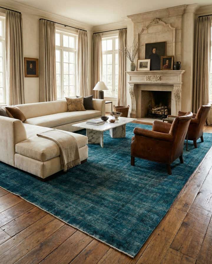 9' 4 x 12' Hand Knotted Ultra Vintage Persian Wool Rug
