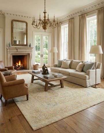 9' 8 x 13' 2 Hand Knotted Ultra Vintage Persian Wool Rug