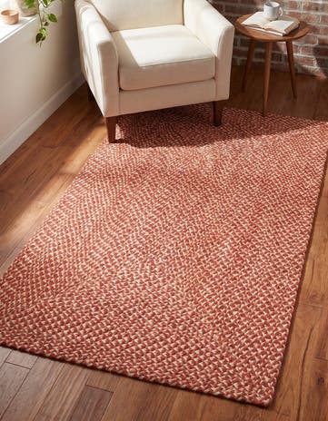 3' 1 x 5' 1 Handmade Tweed Braided Jute Rug