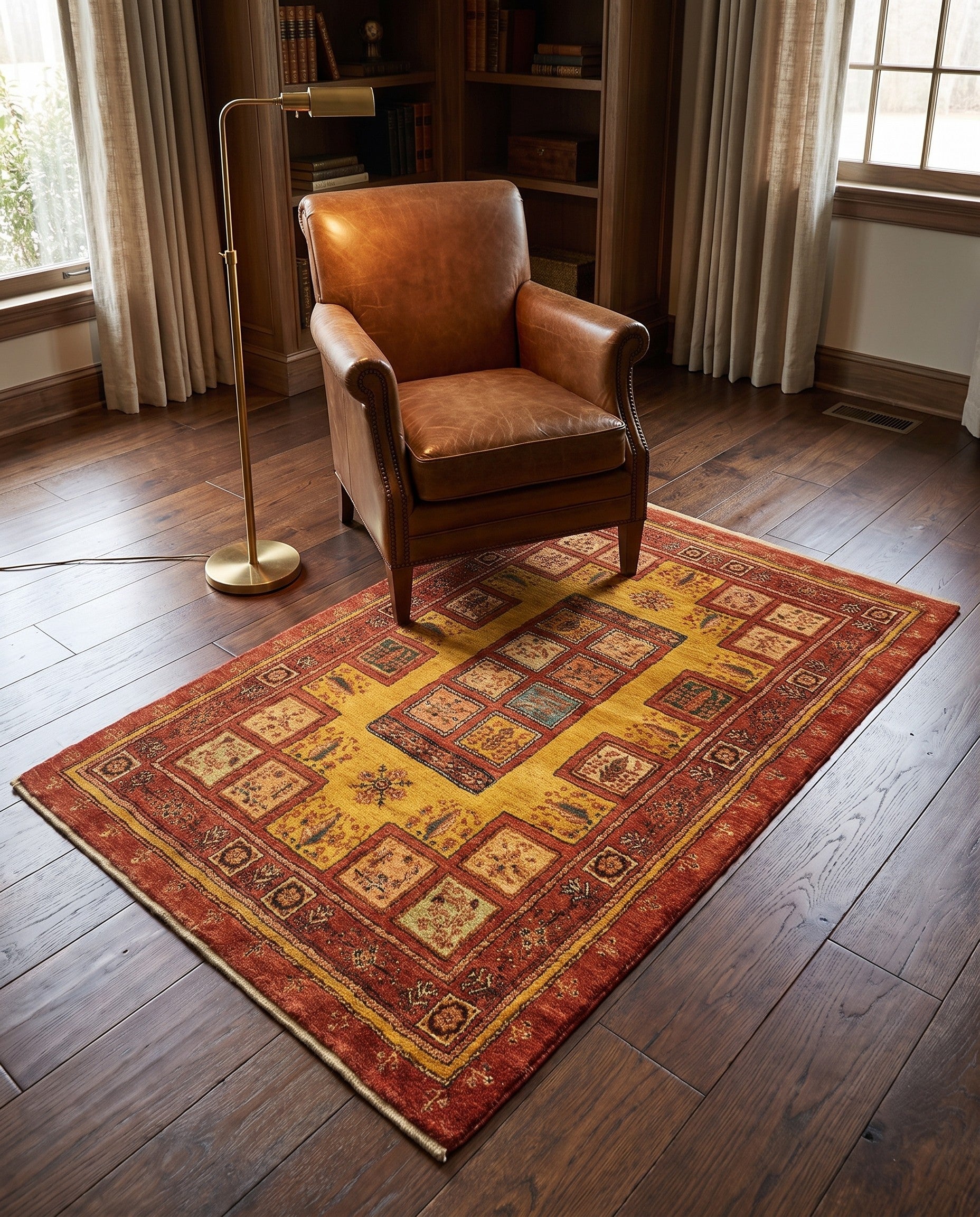 3' 3 x 5' 3 Kashkuli Wool Rug