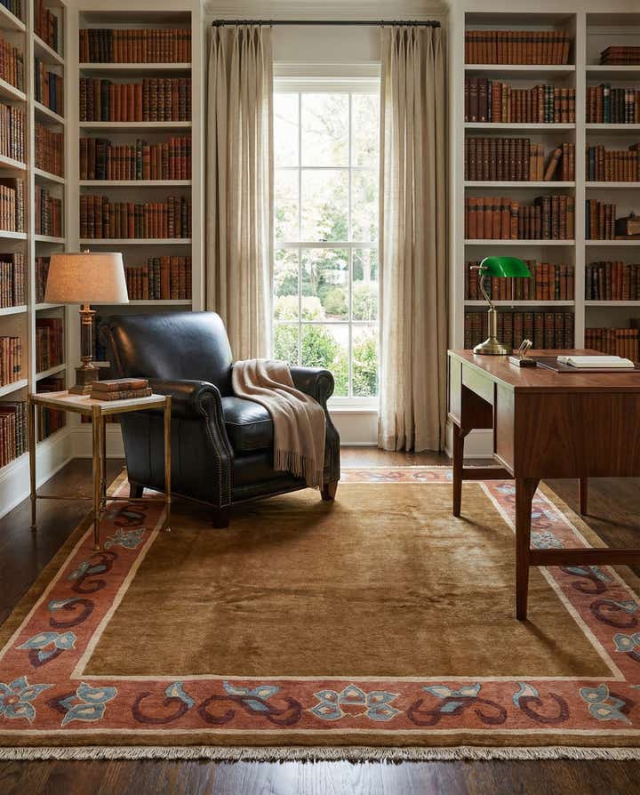 8' 2 x 11' 4 Hand Knotted Tibet Wool Rug