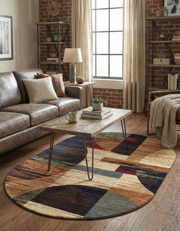 Cafe Oval Rug