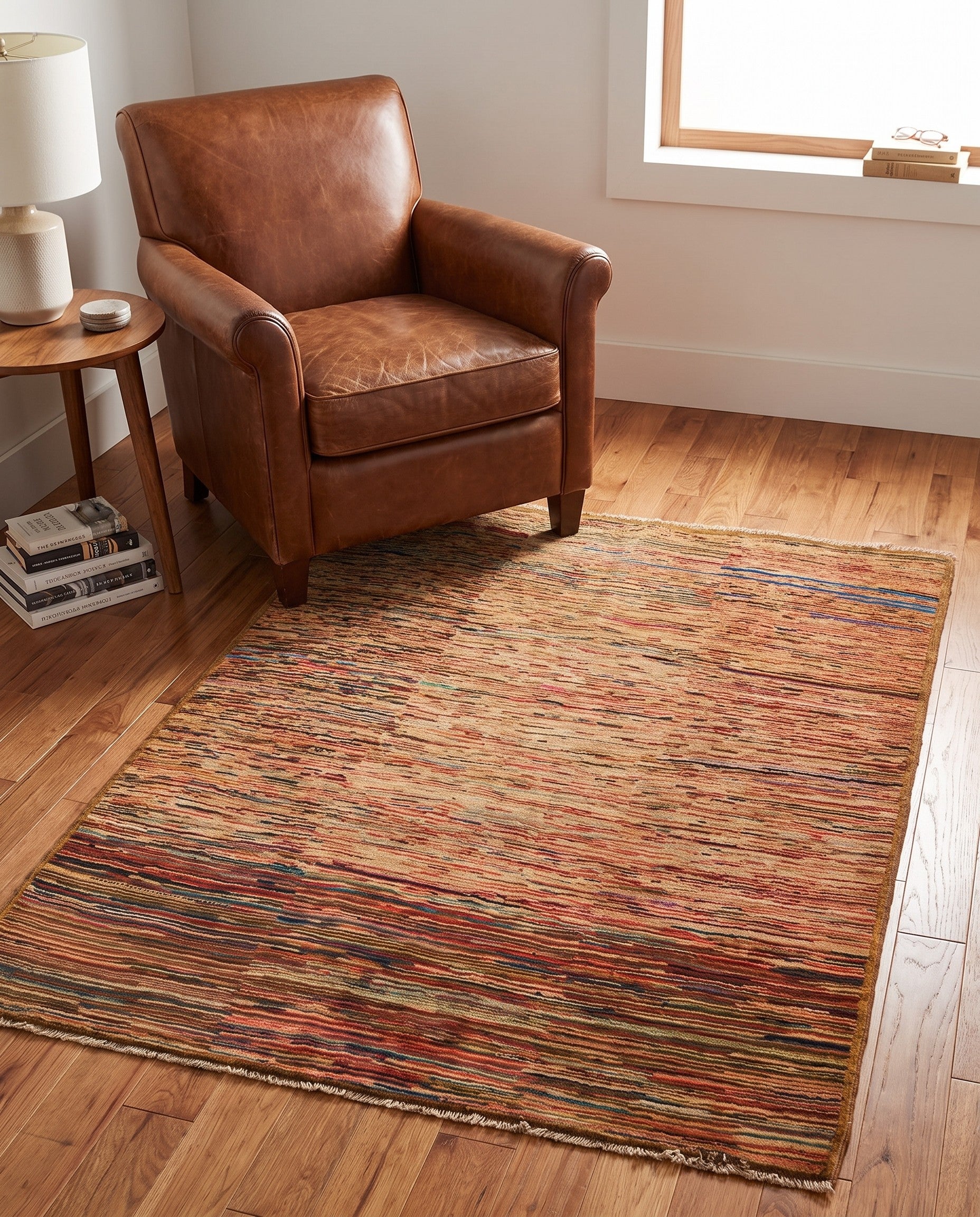 3' 10 x 5' 7 Hand Knotted Modern Ziegler Rug