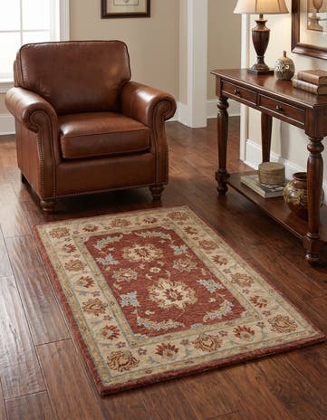 2' 8 x 4' 1 Hand Knotted Ziegler Rug