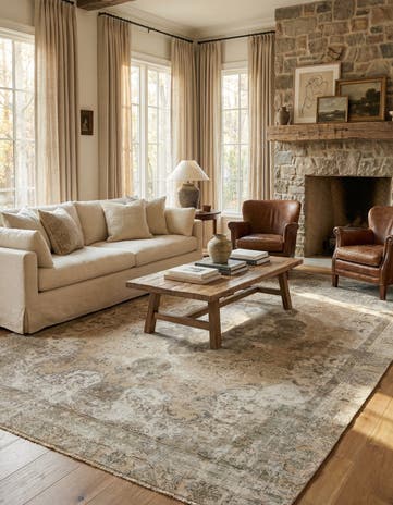 6' 5 x 10' 10 Hand Knotted Ultra Vintage Persian Wool Rug