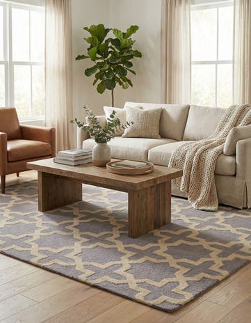 5' 4 x 7' 9 Luna Wool Rug