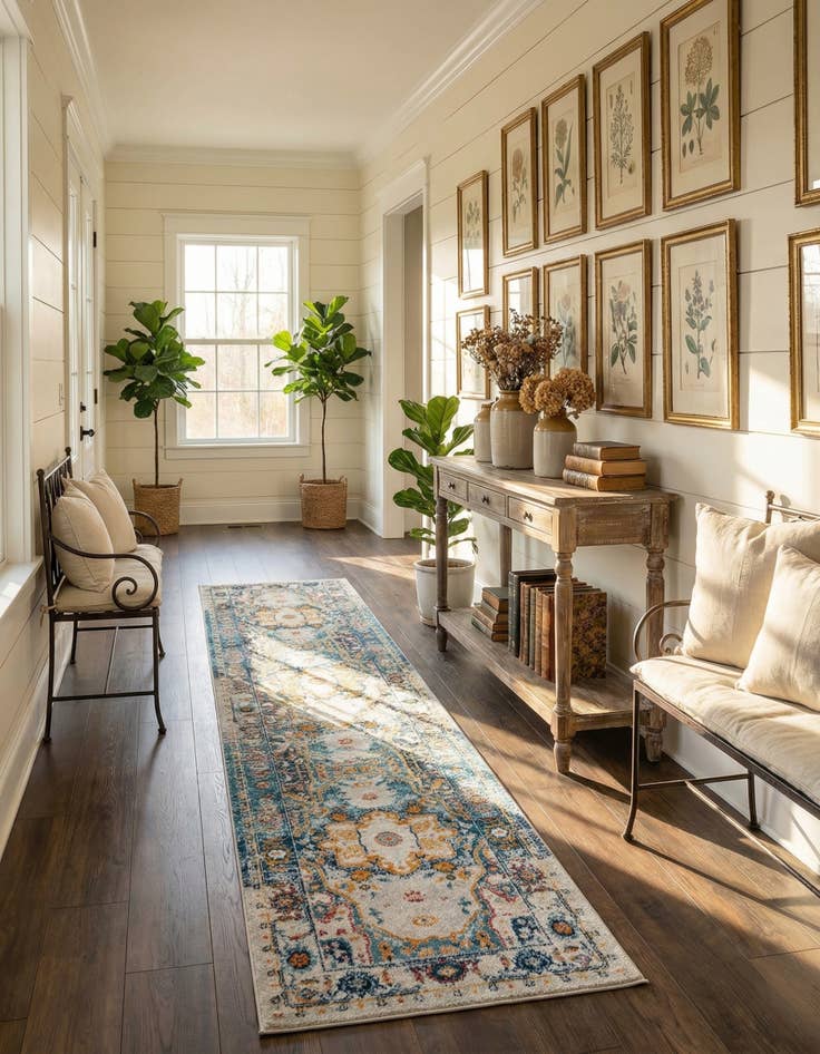 Detail image of 3' x 16' Madeline Vintage Runner Rug