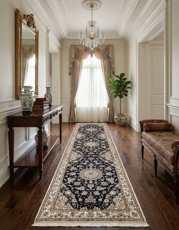 Detail image of 2' 4 x 10' 9 Nain Runner Rug