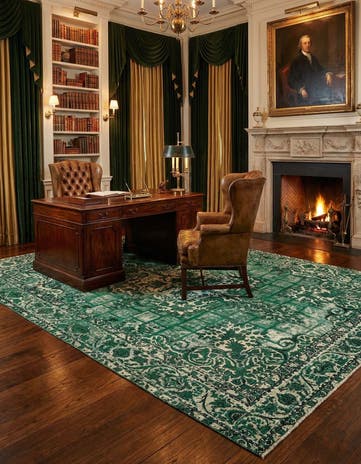 9' 5 x 12' 10 Vintage Royal Wool Rug