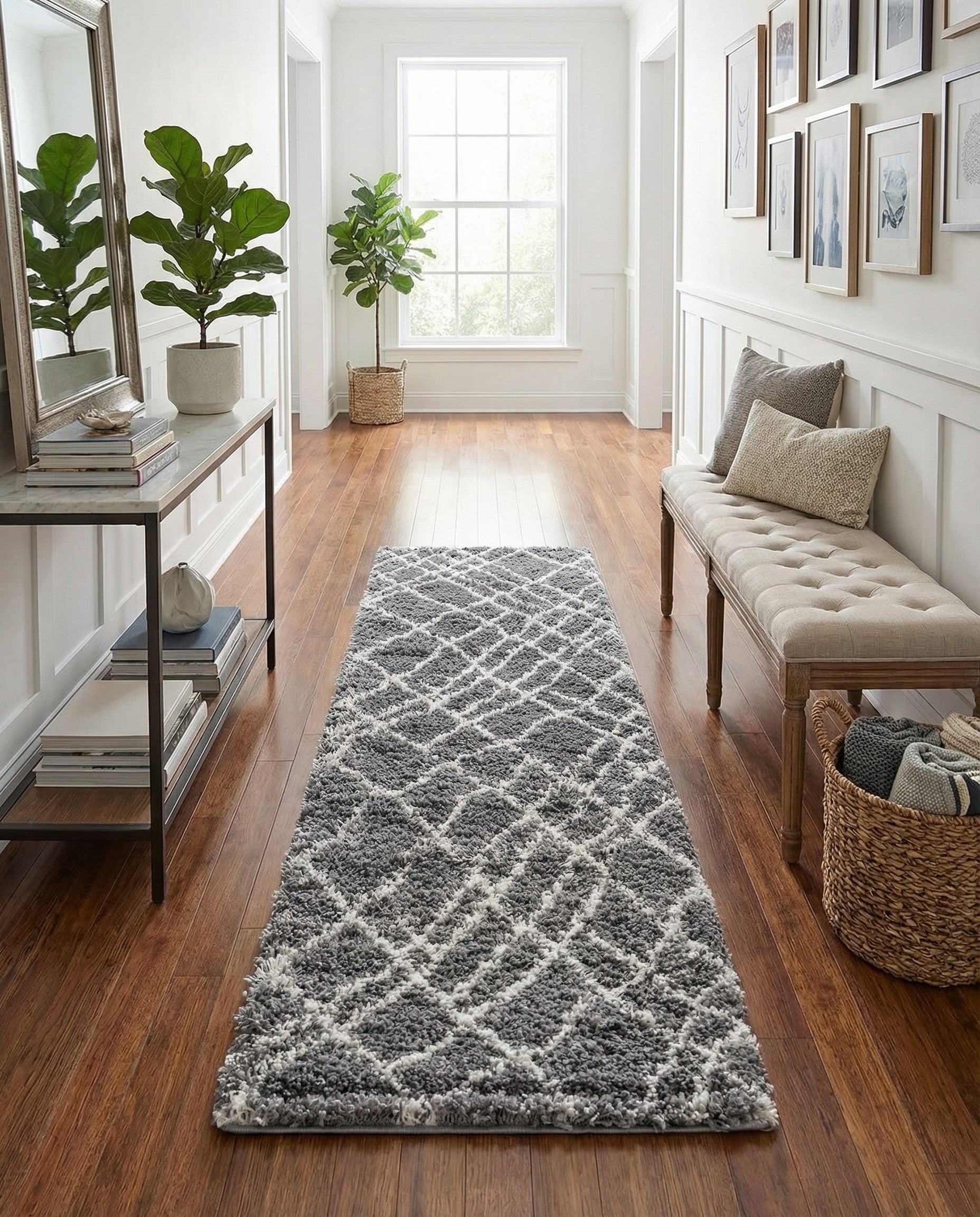  2' x 6' 7 Soft Touch Shag Runner Rug