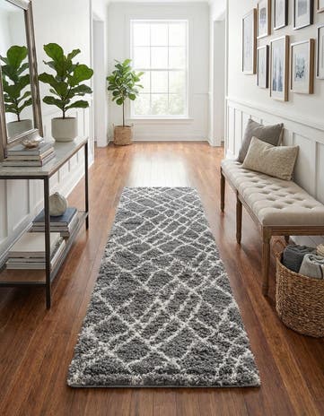 2' x 6' 7 Soft Touch Shag Runner Rug