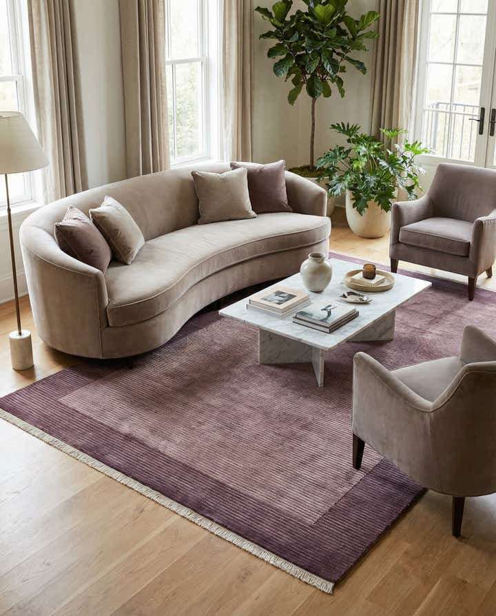 6' 6 x 10' Hand Knotted Darya Wool Rug