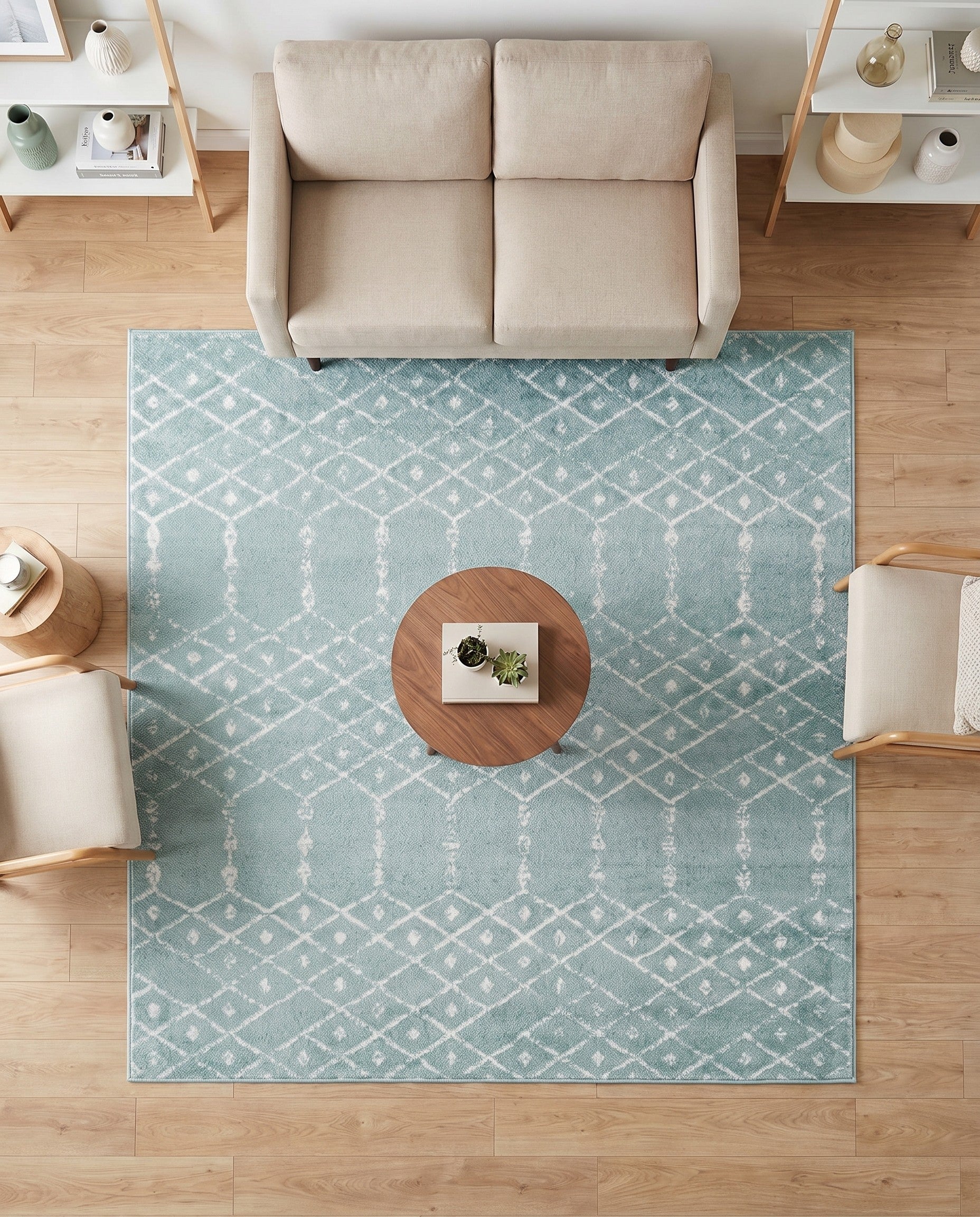 6' 1 x 6' 1 Paxon Trellis Square Rug