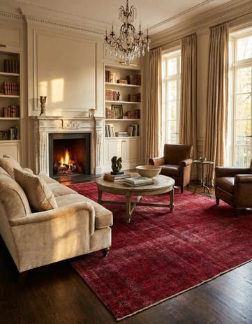 9' 4 x 13' Hand Knotted Ultra Vintage Persian Wool Rug
