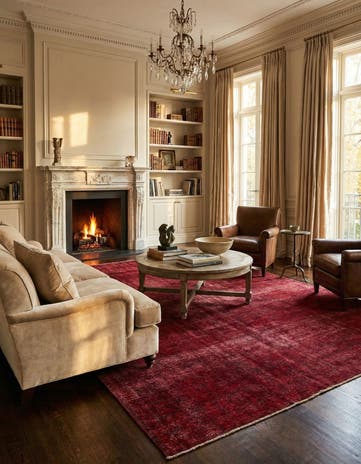 9' 4 x 13' Hand Knotted Ultra Vintage Persian Wool Rug