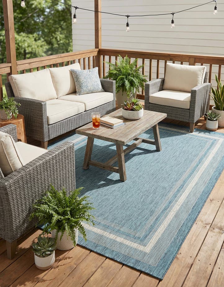 7' x 10' Easy-Clean Border Indoor / Outdoor...