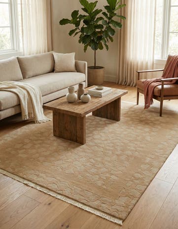 5' 8 x 7' 8 Hand Knotted Nepal Wool Rug