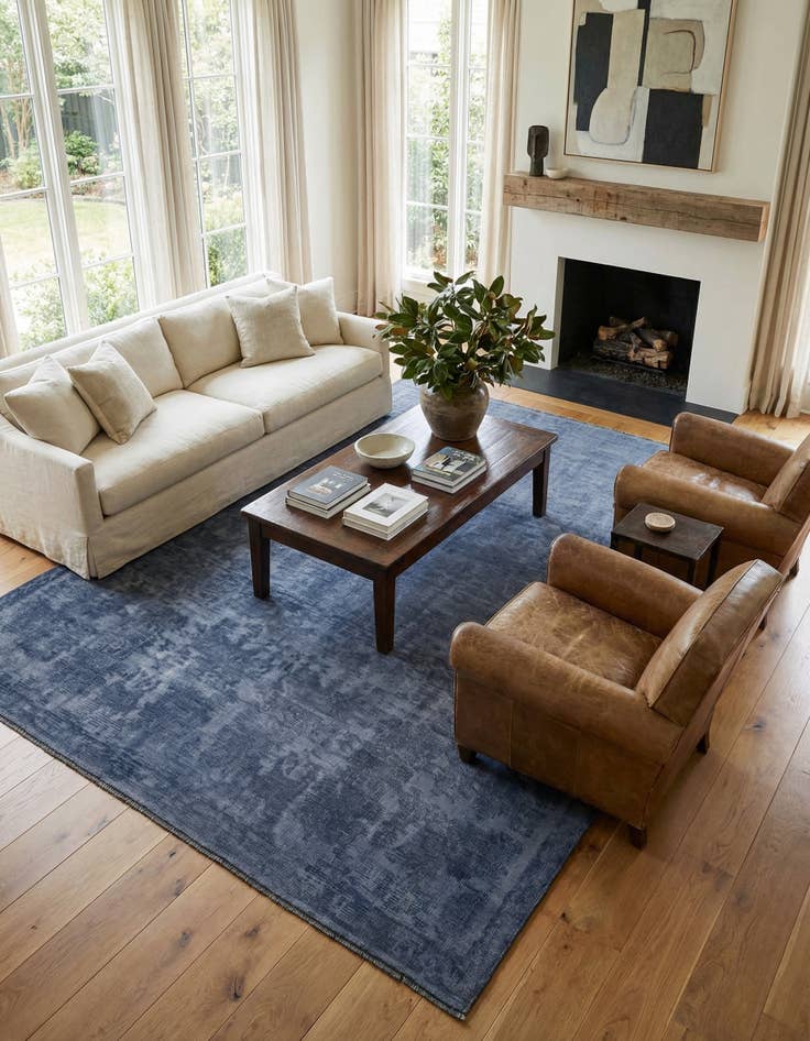 Detail image of 8' 4 x 12' 4  Hand Knotted Darya Wool Rug