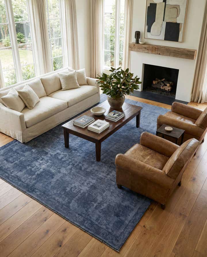 8' 4 x 12' 4 Hand Knotted Darya Wool Rug