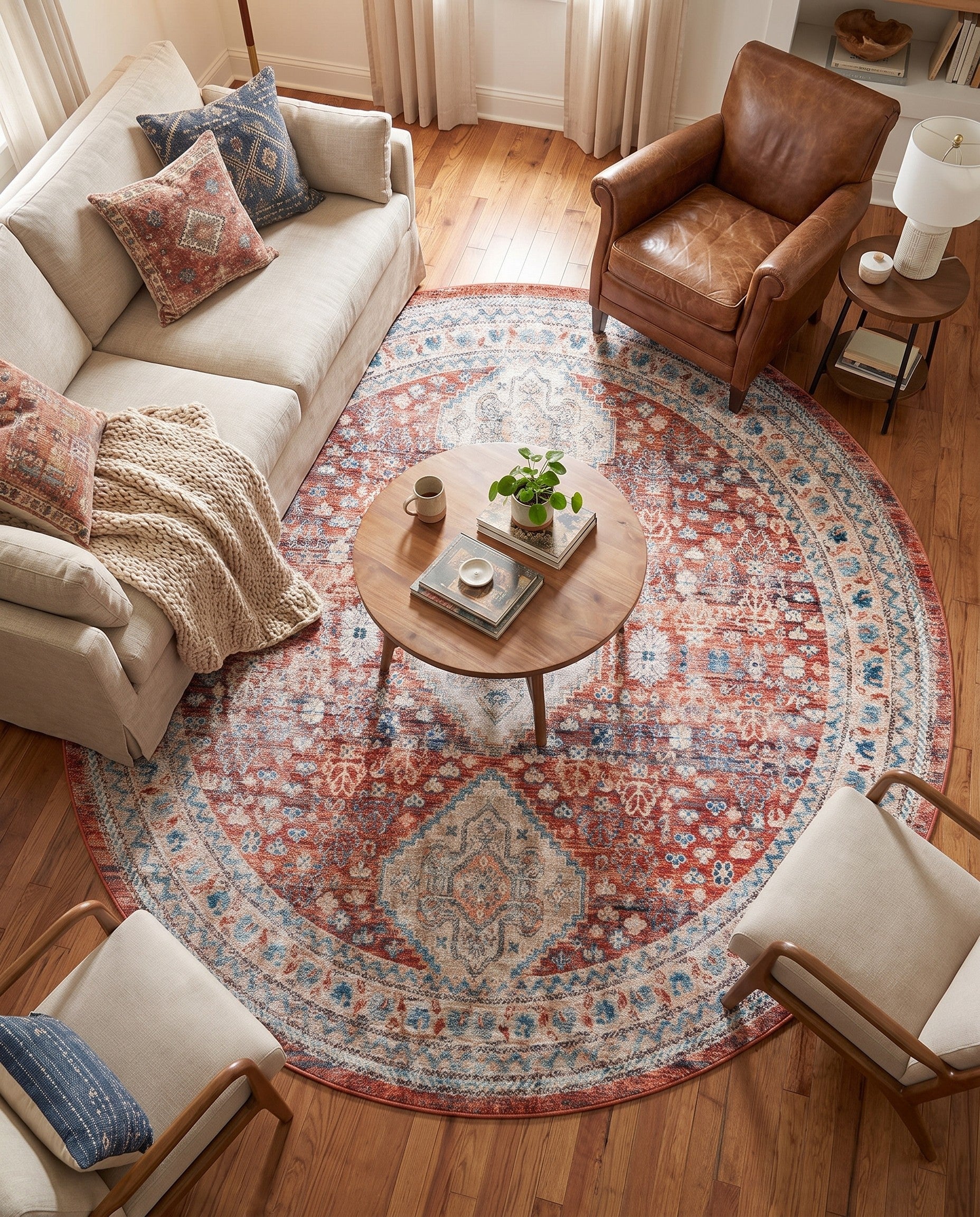 7' x 7' Newport Round Rug