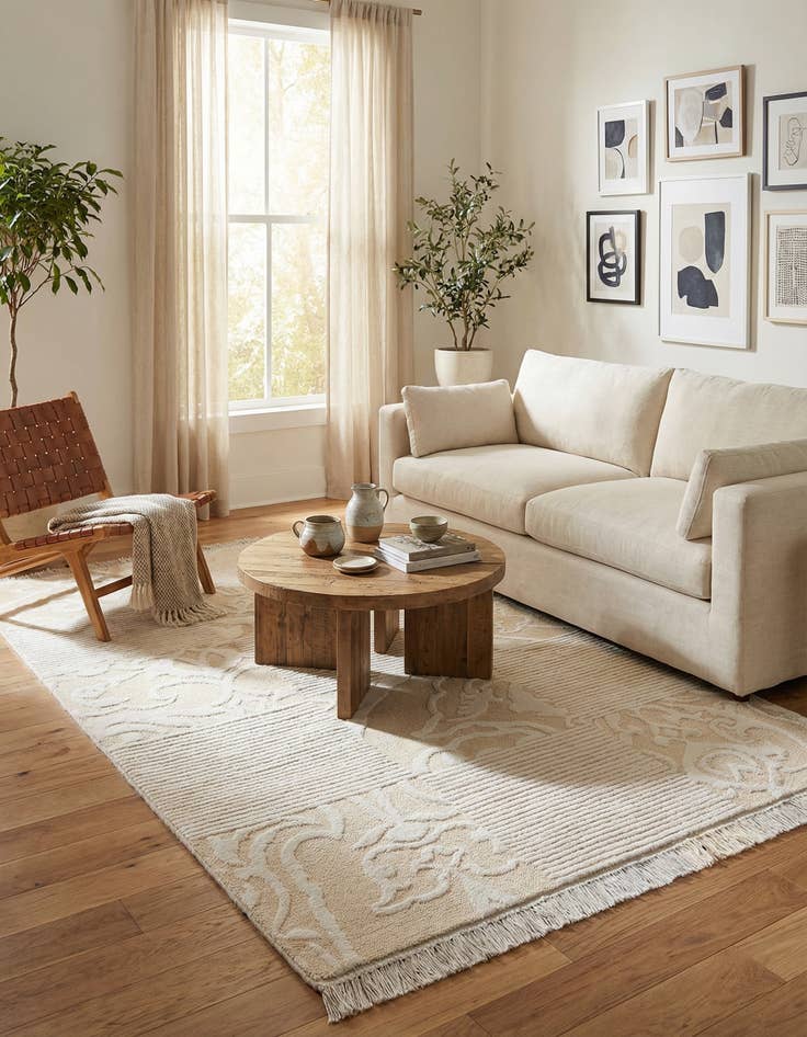 Detail image of 2' 7 x 5' 2  Hand Knotted Darya Rug