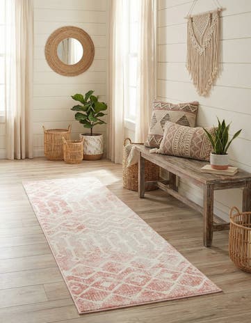 2' x 8' Bohemian Trellis Runner Rug