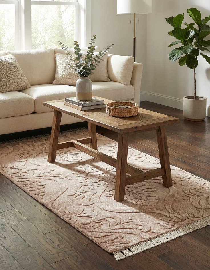 Detail image of  2' 7 x 4' 11  Hand Knotted Darya Wool Rug