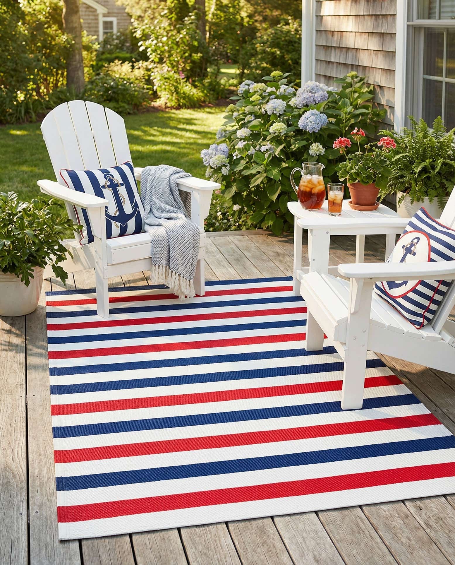 4' x 6' Easy-Clean Vista Breeze Indoor / Outdoor Rug