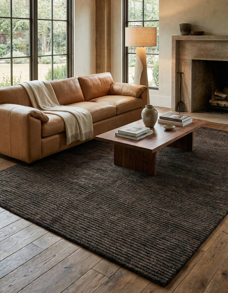 Detail image of 5' 5 x 7' 11 Juma Wool Rug