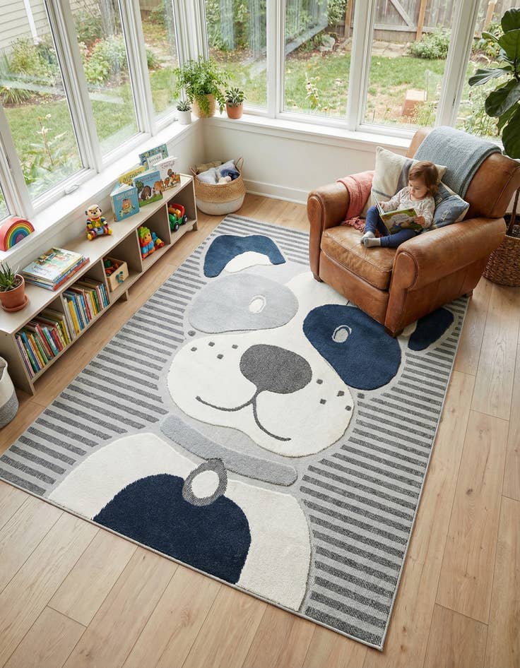 Detail image of 7' 10 x 10' Whimsy Kids Rug
