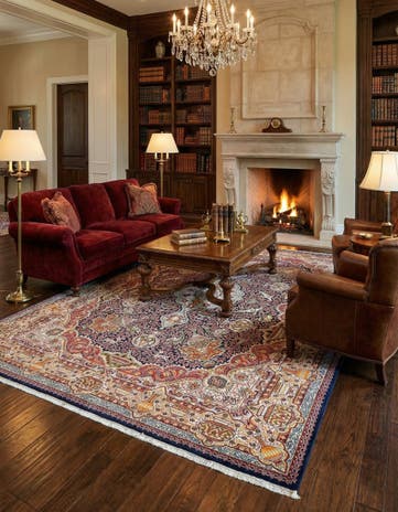 9' 7 x 13' 3 Kashmar Wool Rug